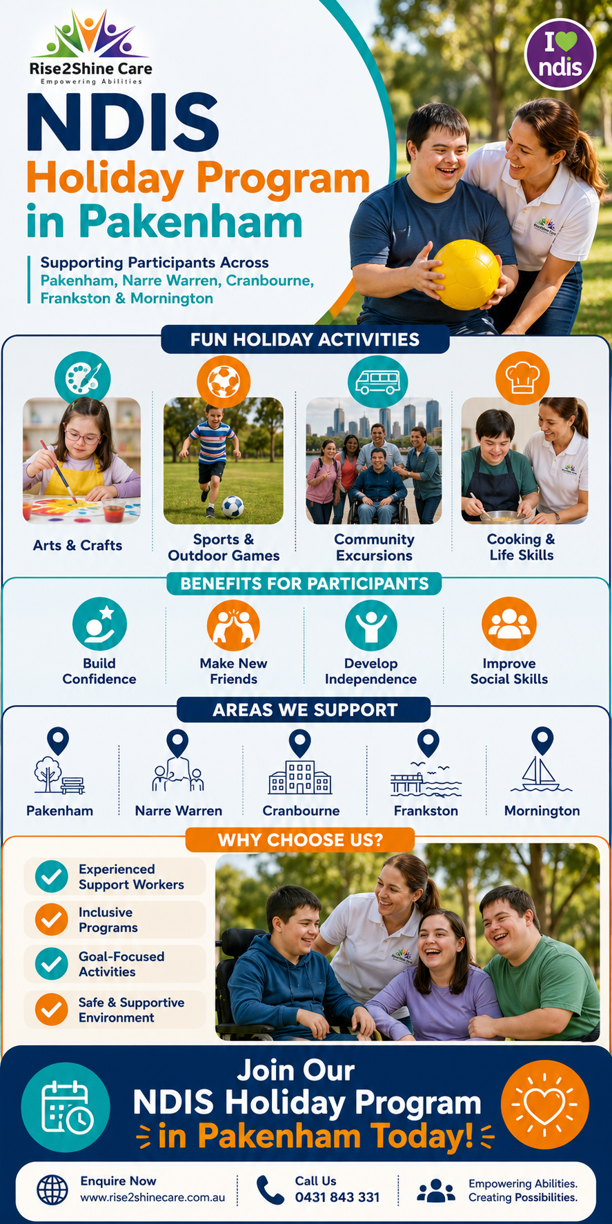 NDIS School Holiday Program Narre Warren