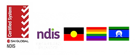 SAI Global Certified System and NDIS Registered Provider — proudly supporting diversity and inclusion